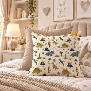 Deliciosa Almohada Decorativa de Dinosaurios Terro