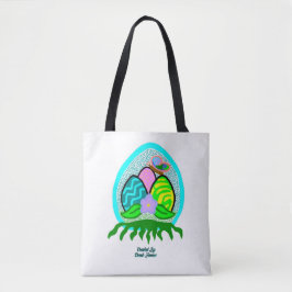 Deliciosa Bolsa De Tote De Huevos De Pascua