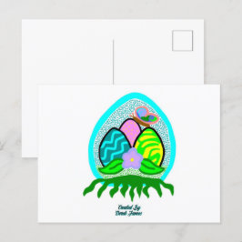Deliciosa postal de Huevos de Pascua