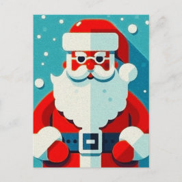 Deliciosa postal de vacaciones de Santa Claus