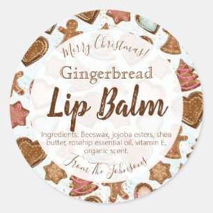 Deliciosas etiquetas de bálsamo de labio perfumado