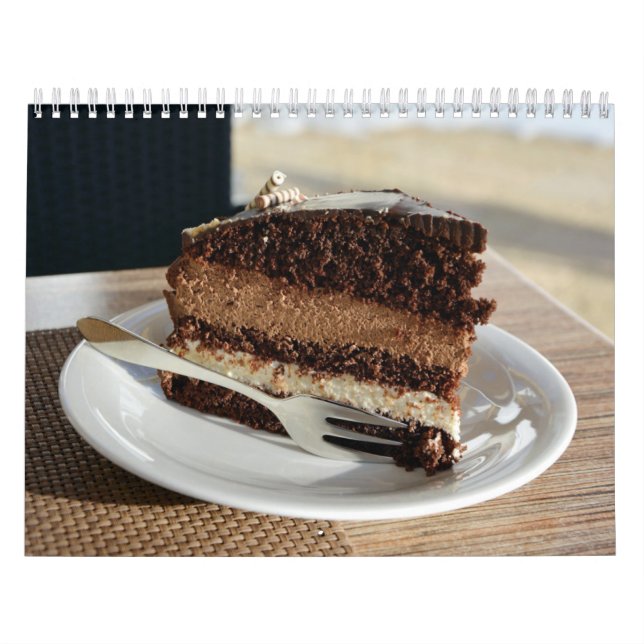 Delicioso calendario colorido de pasteles (Tapa)