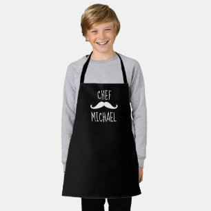 Delicioso Delantal de Chef Personalizado Blanco y 