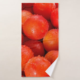 Delicioso fontanería de cerezo rojo, tazón, cereza