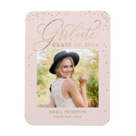 Delicioso imán de Invitación de graduación