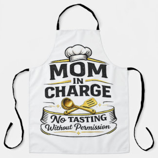 Delicioso regalo de delantal divertido para mamá