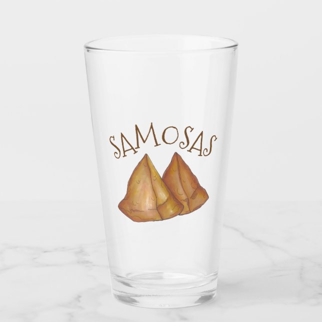 Deliciosos pasteles de comida india de Samosas (Anverso)