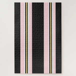 Deliciosos Rompecabezas Rosa Blanco Dorado Negro