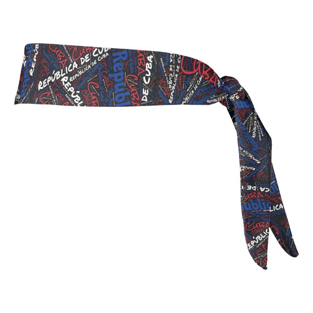 Delight Cuba Patriotic Tie Headband (Girar 90)