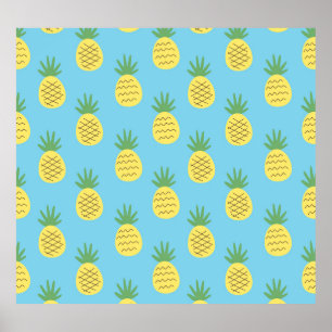 Delight de piña: Impresión de frutas tropicales