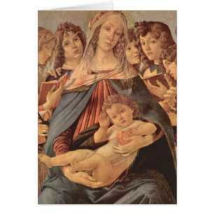Della Melagrana de Madonna por Botticelli