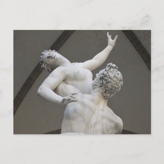 Della Signoria, postal de la plaza de Florencia, (Anverso)