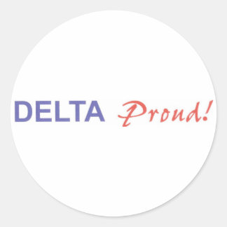 ¡DELTA Orgulloso! Pegatinas