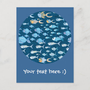 Demasiada postal de pescado