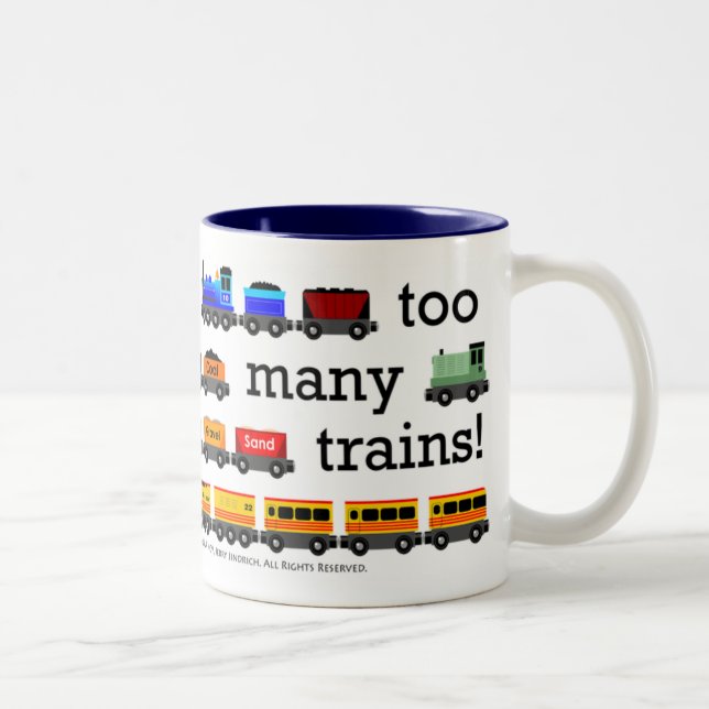 Demasiada taza de los trenes (Derecha)