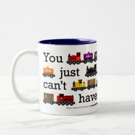 Demasiada taza de los trenes