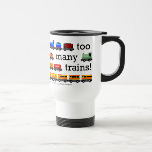 Demasiada taza del viaje de los trenes