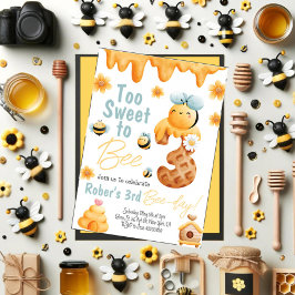 Demasiado dulce para ser una invitación de cumplea