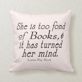 Demasiado encariñado con los libros - almohada de