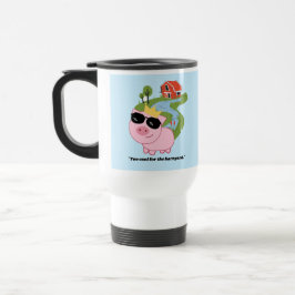 Demasiado fresco para la cita de barnypig- taza de