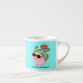 Demasiado fresco para la cita de barnypig- taza de