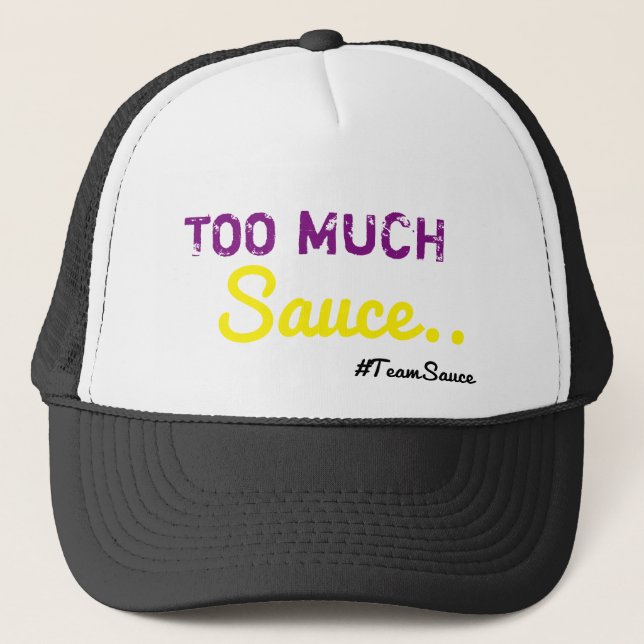 Demasiado gorra del camionero de la salsa (Anverso)