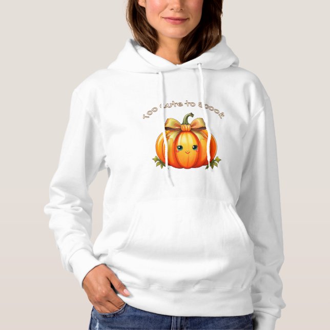 Demasiado Lindo para Asustar – Sudadera con Capuch (Anverso)