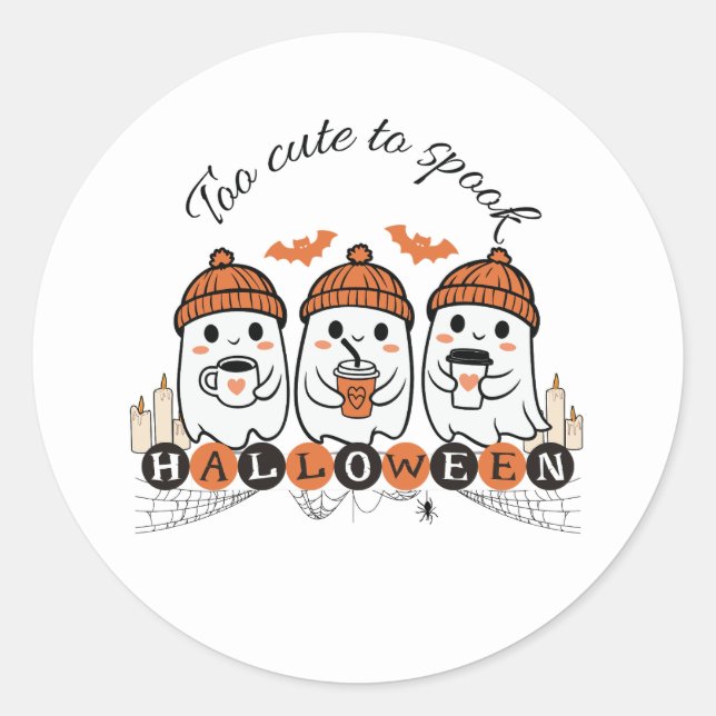 Demasiado lindo para hablar con Pegatinas de Hallo (Anverso)