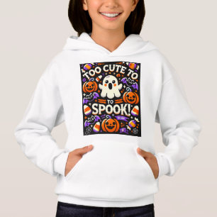 ¡Demasiado lindo para hablar! - Halloween Hoodie d