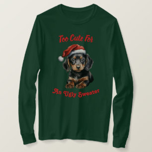 Demasiado lindo para un Dachshund suéter feo