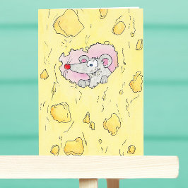 ¿DEMASIADO QUESO? tarjeta de Nicole Janes