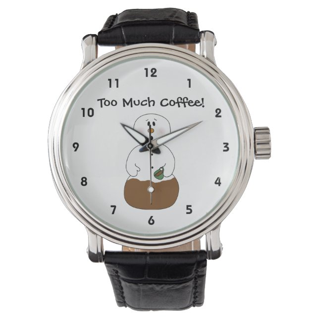 Demasiado reloj de café (Anverso)