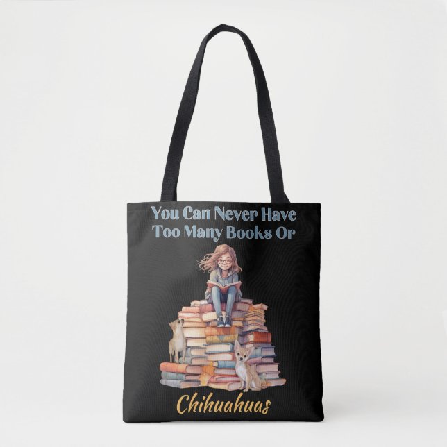 Demasiados libros o la bolsa de tocador de Chihuah (Anverso)