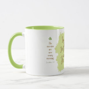 "Déme Jesús" 11oz taza combinada (la cal)
