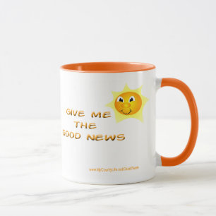 Déme la taza de café de las buenas noticias