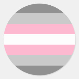 Demigirl Pride Circle Pegatina