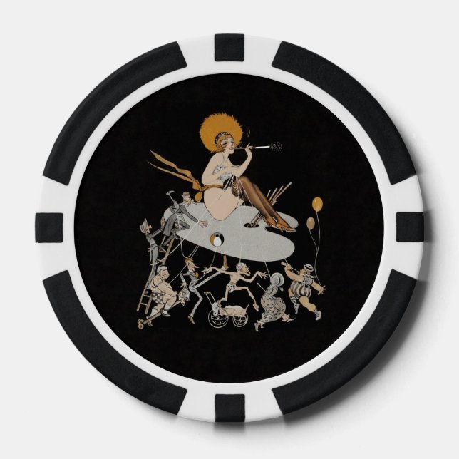 Democracia de pintura - Chips de póquer (Anverso)
