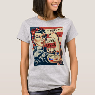 Democracia/ Proteger camiseta