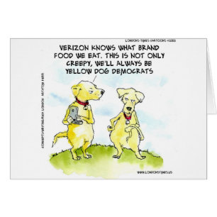 Demócratas del Perro Amarillo Divertido