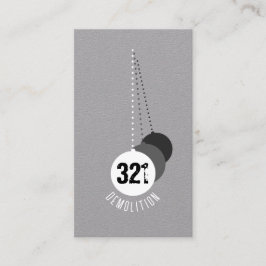 Demolición Tarjeta de visita de experto v3