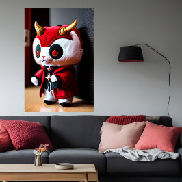 Demon lord plush tocadiscos | Arte IA