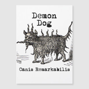 Demonio de Perro Divertido Vintage Lindo