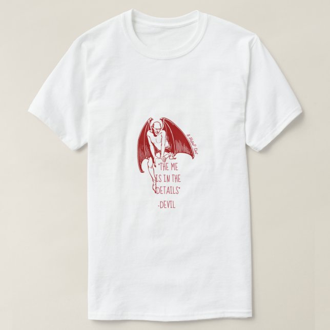 Demonio/Detalles _ Una camiseta del señor P (Diseño del anverso)