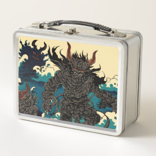 Demonios de fantasía - Estilo Woodcut japonés (1)