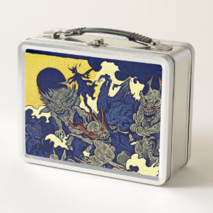 Demonios de fantasía - Estilo Woodcut japonés (3)