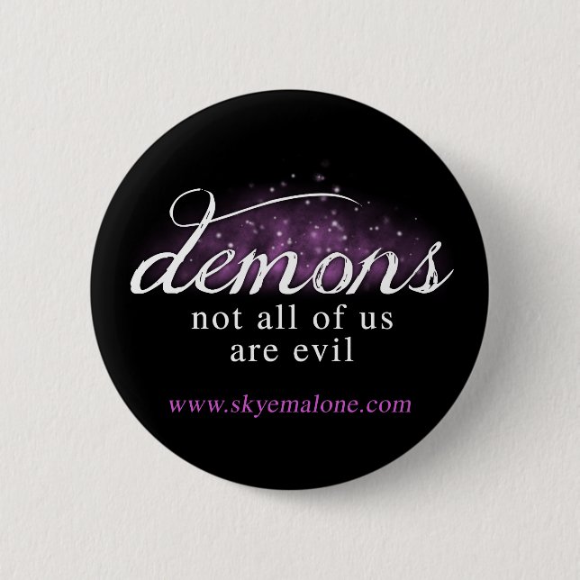 Demonios: No todos somos malvados - botón (Anverso)
