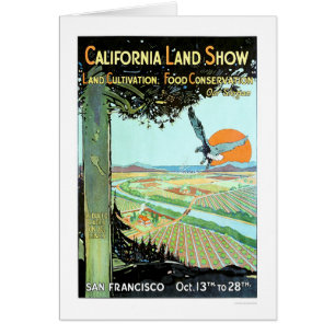 Demostración de la tierra de California en San