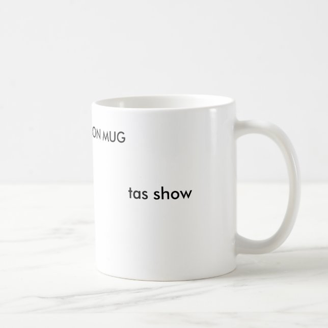 demostración del tas, tas, TAZA de la EDICIÓN (Derecha)