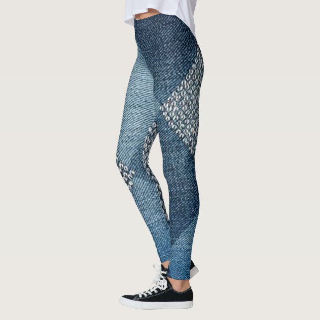 Denim Leggings diseñados (Izquierda)