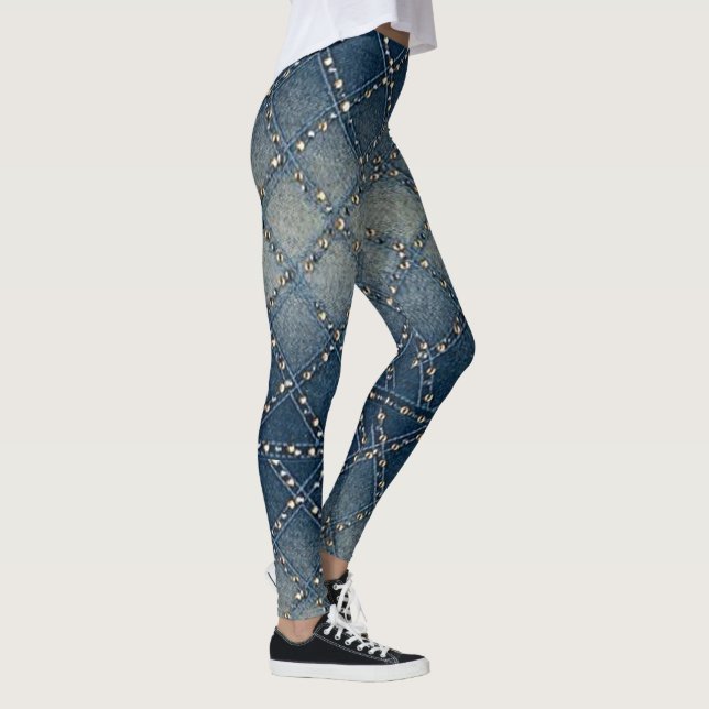Denim Leggings diseñados (Derecha)